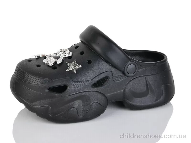 Кроксы No brand T679 black