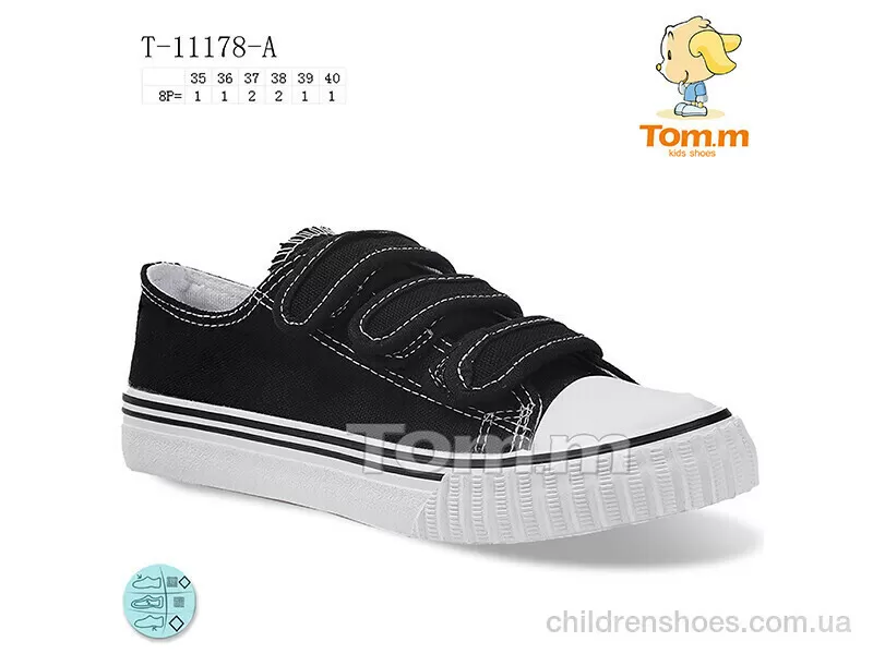 Кеды T-11178-A TOM.M / p. 35-40 / 8пар