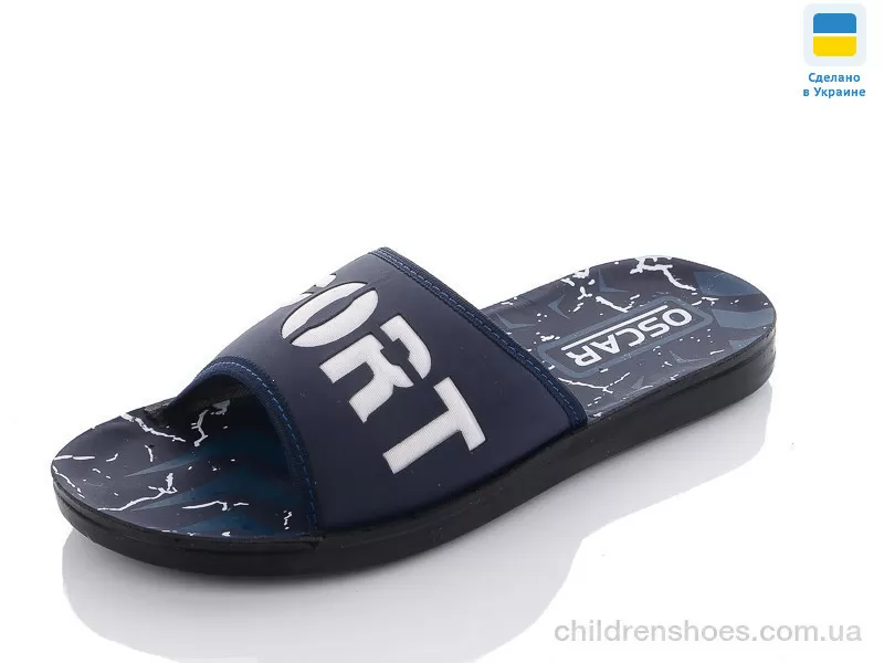 Шлепки Oscar S42 blue