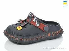 Кроксы N005 графіт Lot Shoes / p. 25-30 / 6пар
