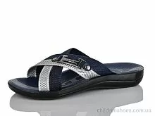 Шлепки Турція синій Lot Shoes / p. 40-45 / 6пар