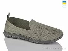 Слипоны 648 хакі DeMur / p. 36-40 / 10пар