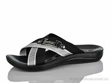 Шлепки Турція чорний Lot Shoes / p. 40-45 / 6пар