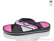 Вьетнамки 121-1 чорний Lot Shoes / p. 36-41 / 8пар