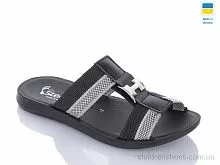 Шлепки TRK H black-grey DeMur / p. 41-46 / 6пар