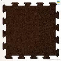 Ковры Килимок пазл товщина 2 см (31x31см) 001-9 d.brown NOVA VIDNOVA / p. One size / 12пар