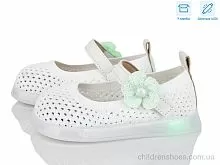 Туфли B691 white LED Poni kids / p. 26-30 / 5пар