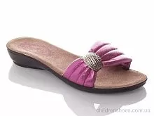 Шлепки W7152-fuchsia DeMur / p. 36-40 / 6пар