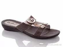 Шлепки W1512-brown DeMur / p. 36-40 / 6пар