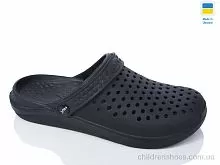 Кроксы С68 чорний Inblue / p. 40-45 / 6пар