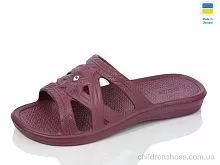 Шлепки Камінчик старий бордо Lot Shoes / p. 36-41 / 8пар