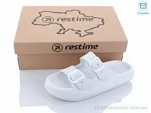 Шлепки TWL22034 white Restime / p. 35-39 / 24пар