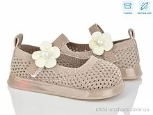 Туфли B691 khaki LED Poni kids / p. 26-30 / 5пар
