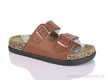 Шлепки P122 brown HOROSO-UFO / p. 40-45 / 8пар