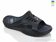 Шлепки N126 чорний Lot Shoes / p. 41-46 / 8пар