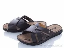 Шлепки MKB6117 brown DeMur / p. 40-45 / 6пар