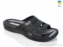 Шлепки N229 чорний Lot Shoes / p. 41-46 / 8пар