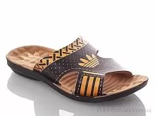 Шлепки BAdik-B-black-orange DeMur / p. 26-30 / 6пар