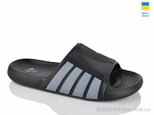 Шлепки N145 чорний Lot Shoes / p. 41-45 / 8пар
