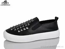 Слипоны D728-1 black Jibukang / p. 32-37 / 6пар
