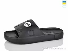 Шлепки N109 чорний Lot Shoes / p. 37-40 / 8пар
