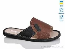 Тапки Кімнатні відкриті коричневий Lot Shoes / p. 41-45 / 6пар