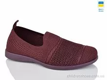 Слипоны 713 бордо DeMur / p. 36-40 / 10пар