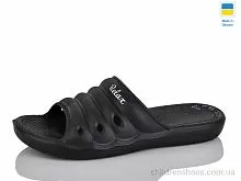 Шлепки N066 чорний Lot Shoes / p. 36-41 / 8пар