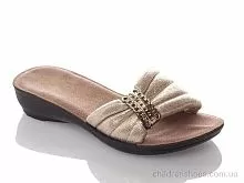 Шлепки G809B-beige DeMur / p. 26-30 / 6пар