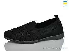 Слипоны 713 чорний Lot Shoes / p. 36-40 / 10пар