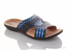 Шлепки BAdik-A-black-blue DeMur / p. 30-35 / 6пар