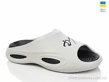 Шлепки N135 сірий-чорний Lot Shoes / p. 41-45 / 6пар