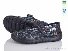 Тапки Сад чорний Slippers / p. 23-27 / 6пар