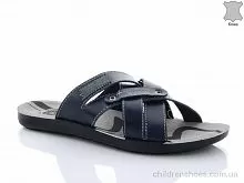 Шлепки Oscar 5308E кожа blue