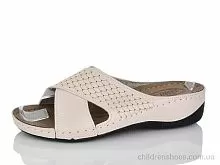 Шлепки 3001-1 beige DeMur / p. 37-42 / 6пар