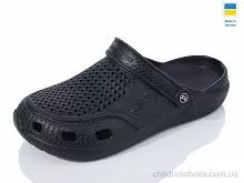 Кроксы ML06 чорний M&L  Alex13 / p. 41-46 / 6пар
