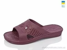 Шлепки Камінчик новий бордовий Lot Shoes / p. 36-41 / 8пар