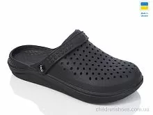 Кроксы N68 чорний Lot Shoes / p. 41-45 / 6пар