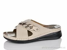 Шлепки 3001-9 beige DeMur / p. 36-41 / 6пар