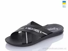 Шлепки TRK STL1 new black DeMur / p. 41-46 / 6пар