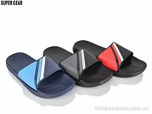 Шлепки PU8929 mix Super Gear / p. 40-45 / 24пар
