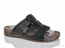 Шлепки 2002-1 чорний DeMur / p. 40-45 / 6пар