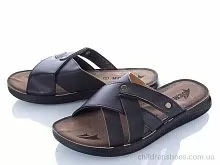 Шлепки MKB6117 black DeMur / p. 40-45 / 6пар