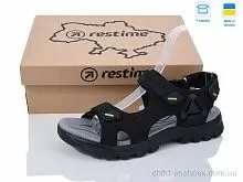 Сандалии NML25041 black Restime / p. 40-45 / 8пар