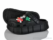 Кроксы 9008 чорний CAP / p. 36-41 / 10пар
