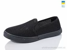 Слипоны С3 чорний Inblue / p. 40-45 / 7пар