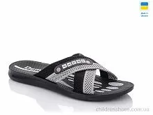 Шлепки TRK STL black-grey DeMur / p. 41-46 / 6пар