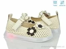 Туфли B1081 beige LED Poni kids / p. 21-25 / 5пар