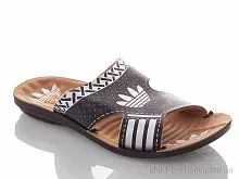 Шлепки BAdik-A-black-white DeMur / p. 30-35 / 6пар