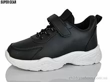 Кроссовки 01-780 black Super Gear / p. 32-37 / 6пар